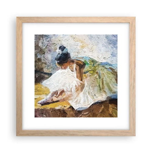 Plakat w ramie jasny dąb - Z obrazu Degasa - 30x30 cm