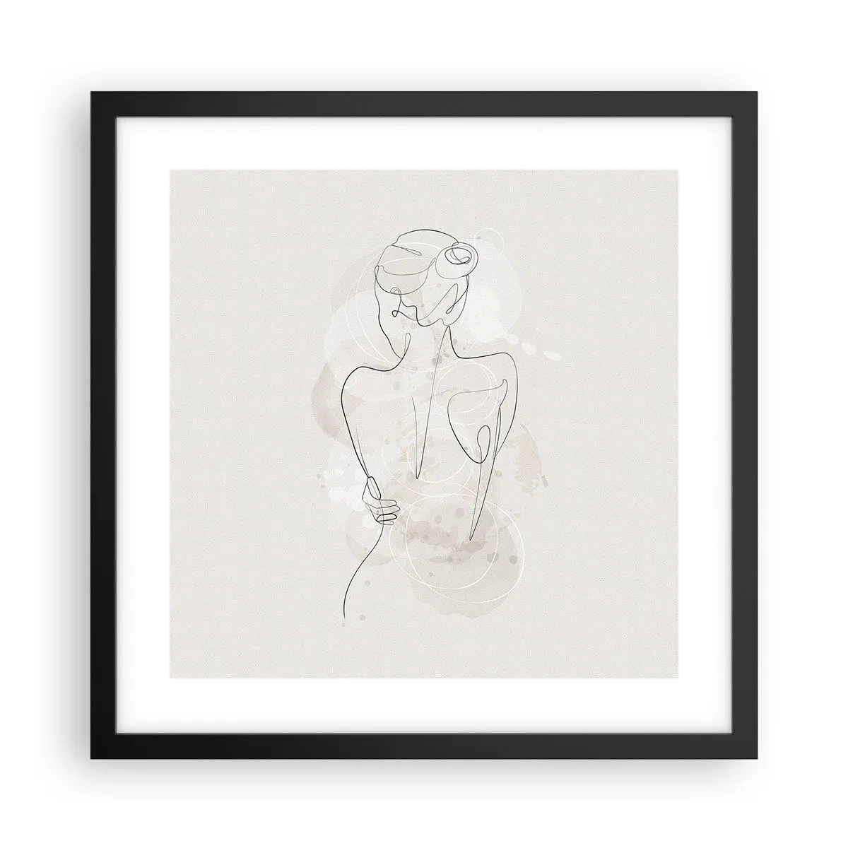 Plakat w czarnej ramie - Jak czuły instrument - 40x40 cm