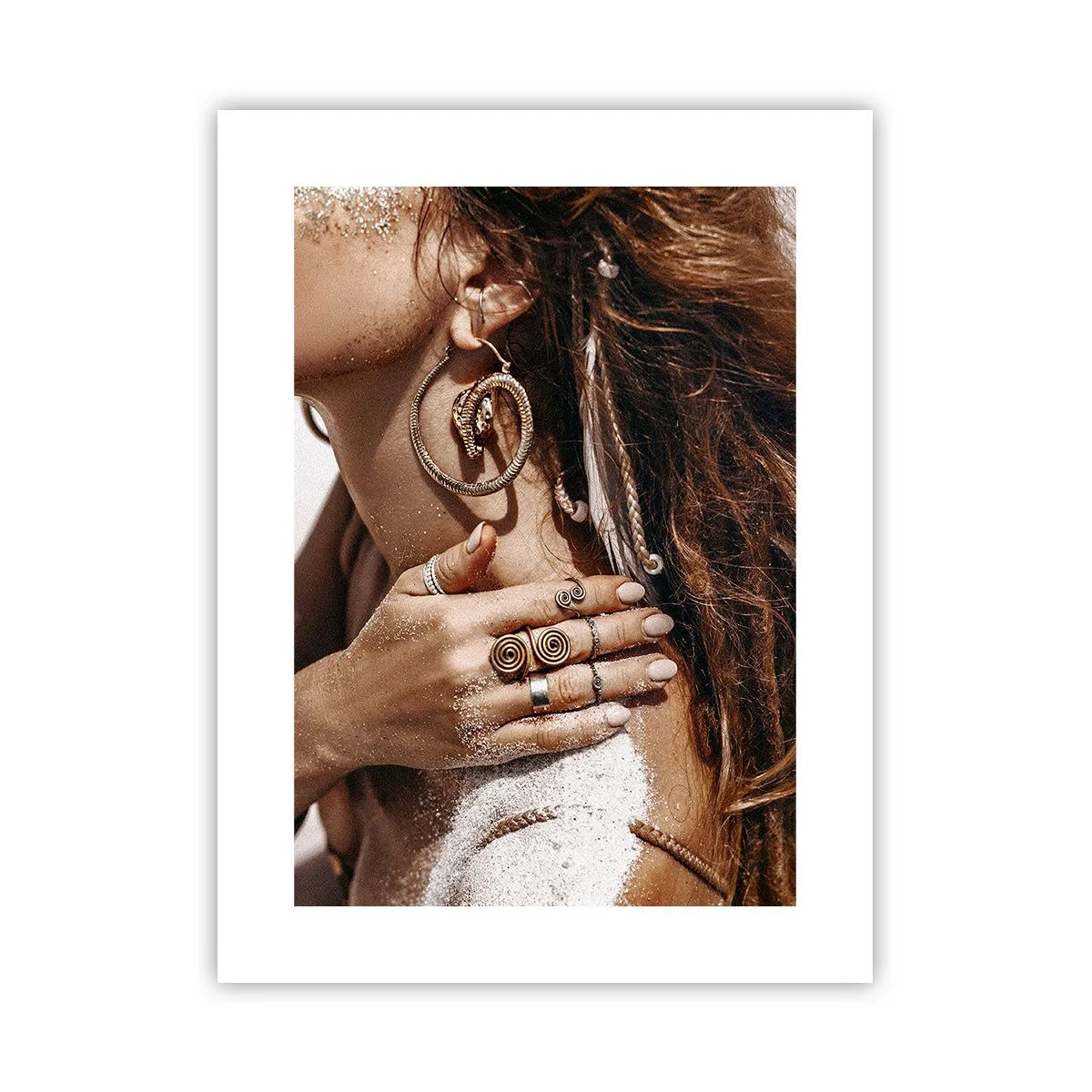 Plakat - Królowa dzikiej plaży - 30x40 cm