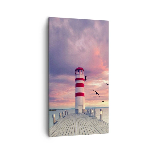 Obraz na płótnie - Pora do portu - 45x80 cm