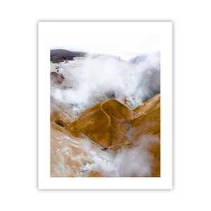 Plakat - Surowa uroda Islandii - 40x50 cm