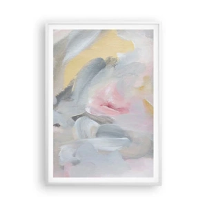Plakat w białej ramie - W pastelowym świecie - 70x100 cm