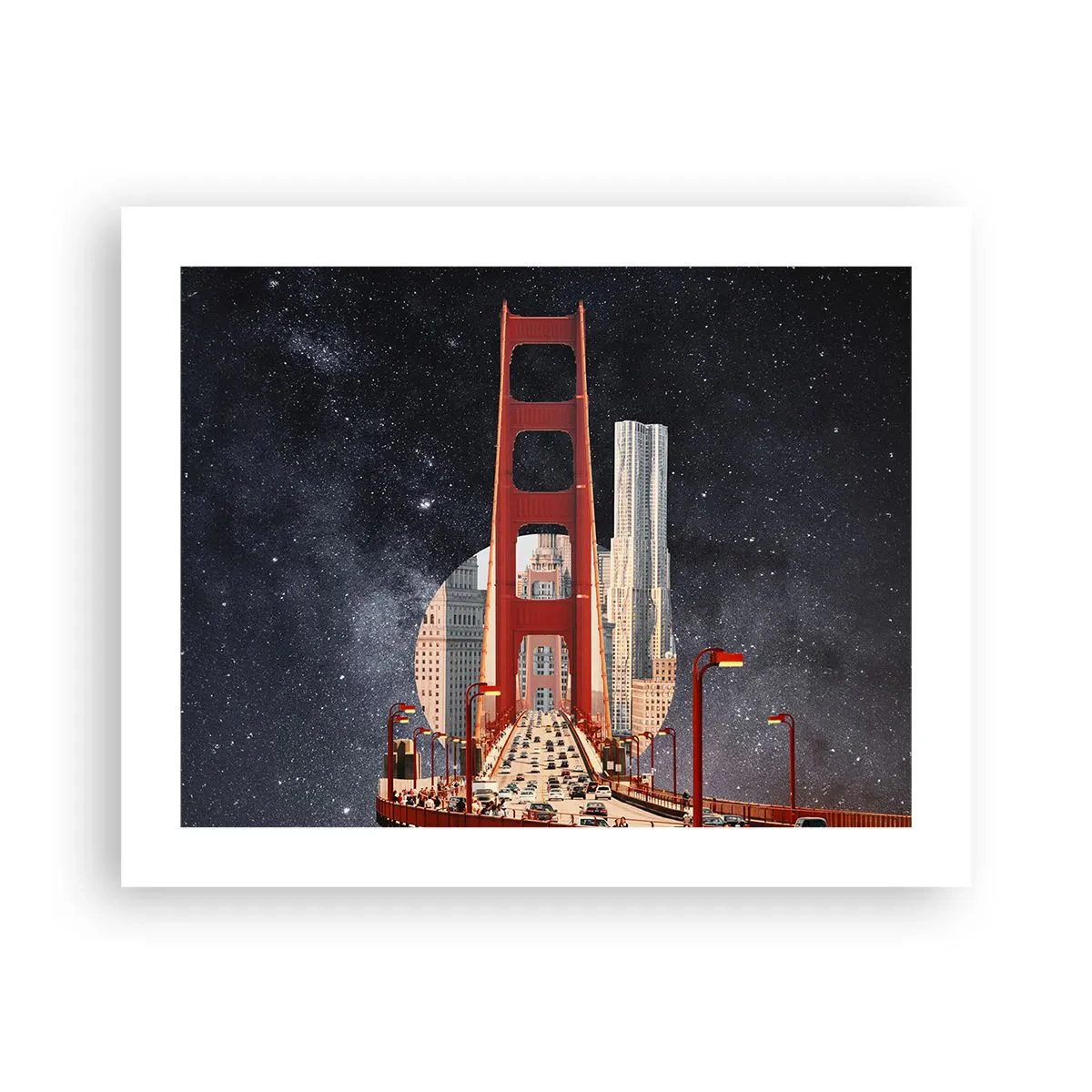 Plakat - Zawsze w centrum - 50x40 cm