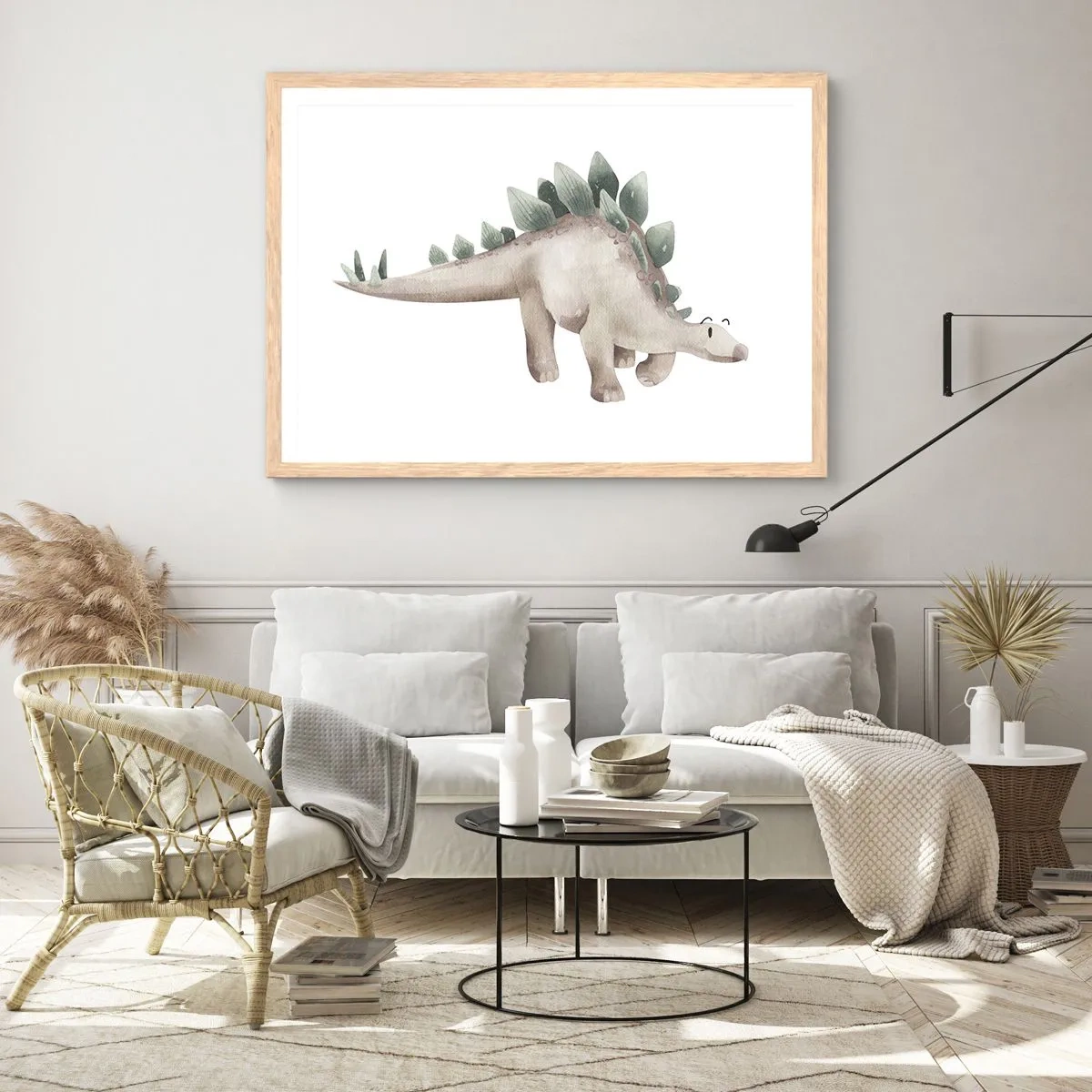 Plakat w ramie jasny dąb - Wasz przyjaciel - 100x70 cm