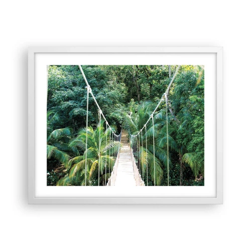 Plakat w białej ramie - Welcome to the jungle! - 50x40 cm