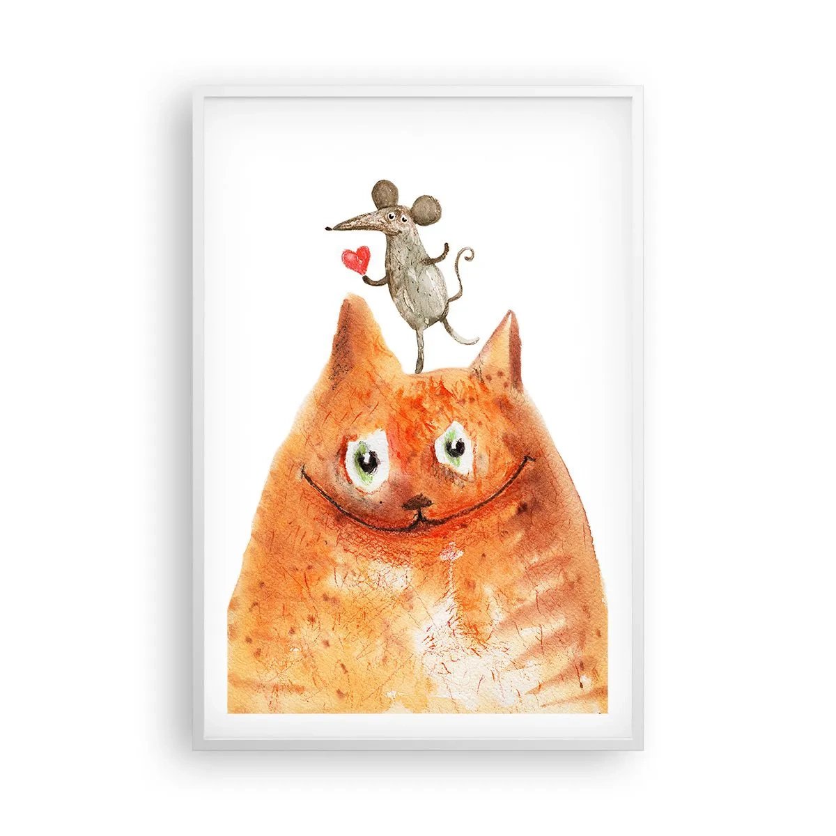 Plakat w białej ramie - Paradoksy miłości - 61x91 cm