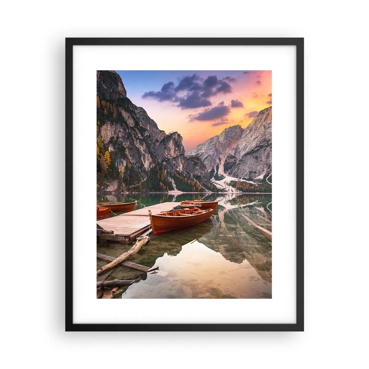 Plakat w czarnej ramie - Obietnica dnia - 40x50 cm