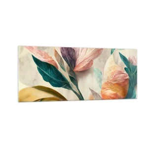 Obraz na szkle - Kwiaty wysp południowych - 100x40 cm