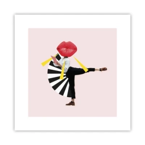 Plakat - Surrealistyczny pop-art - 30x30 cm