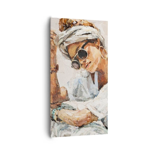 Obraz na płótnie - Portret w pełnym słońcu - 65x120 cm