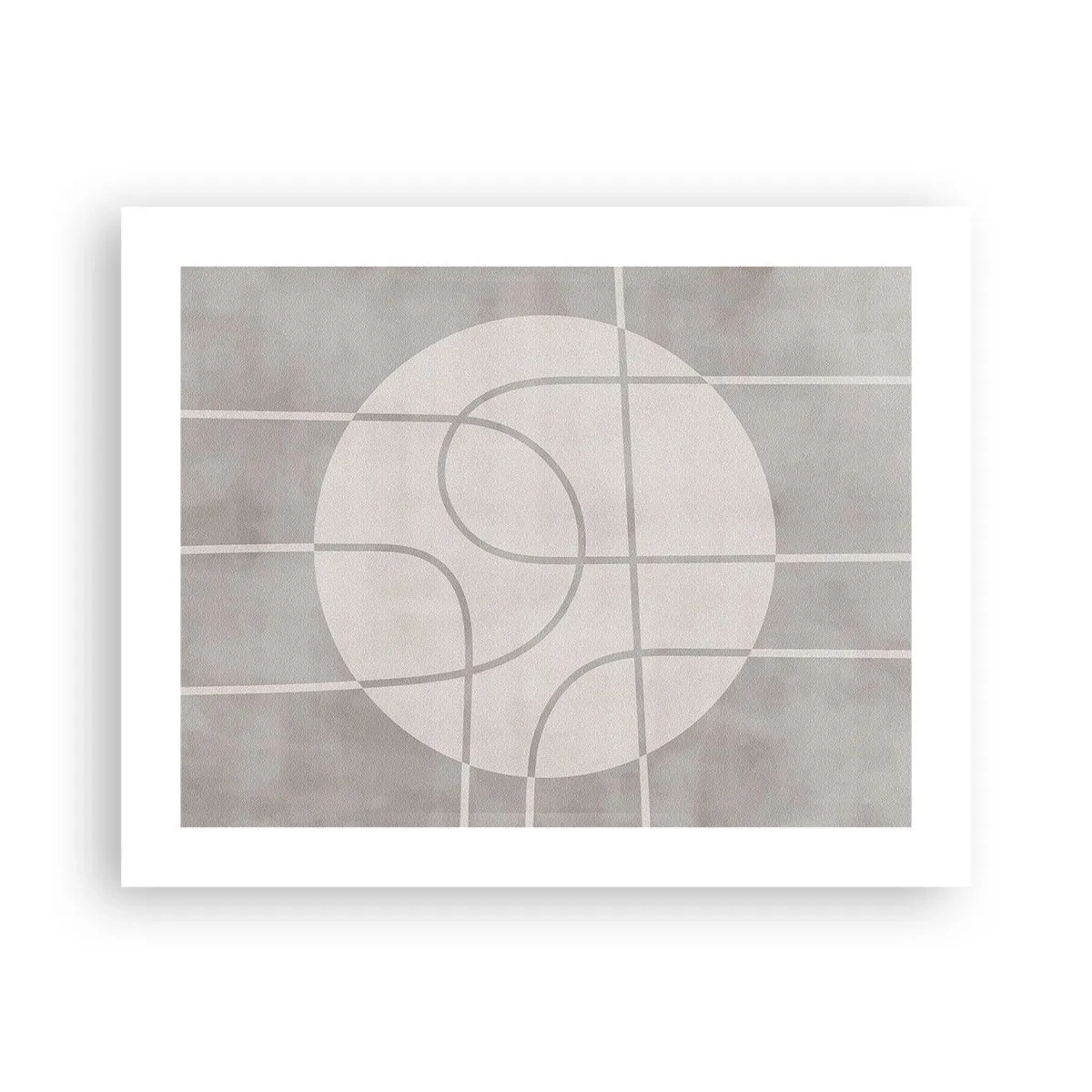 Plakat - Koliście i na wprost - 50x40 cm