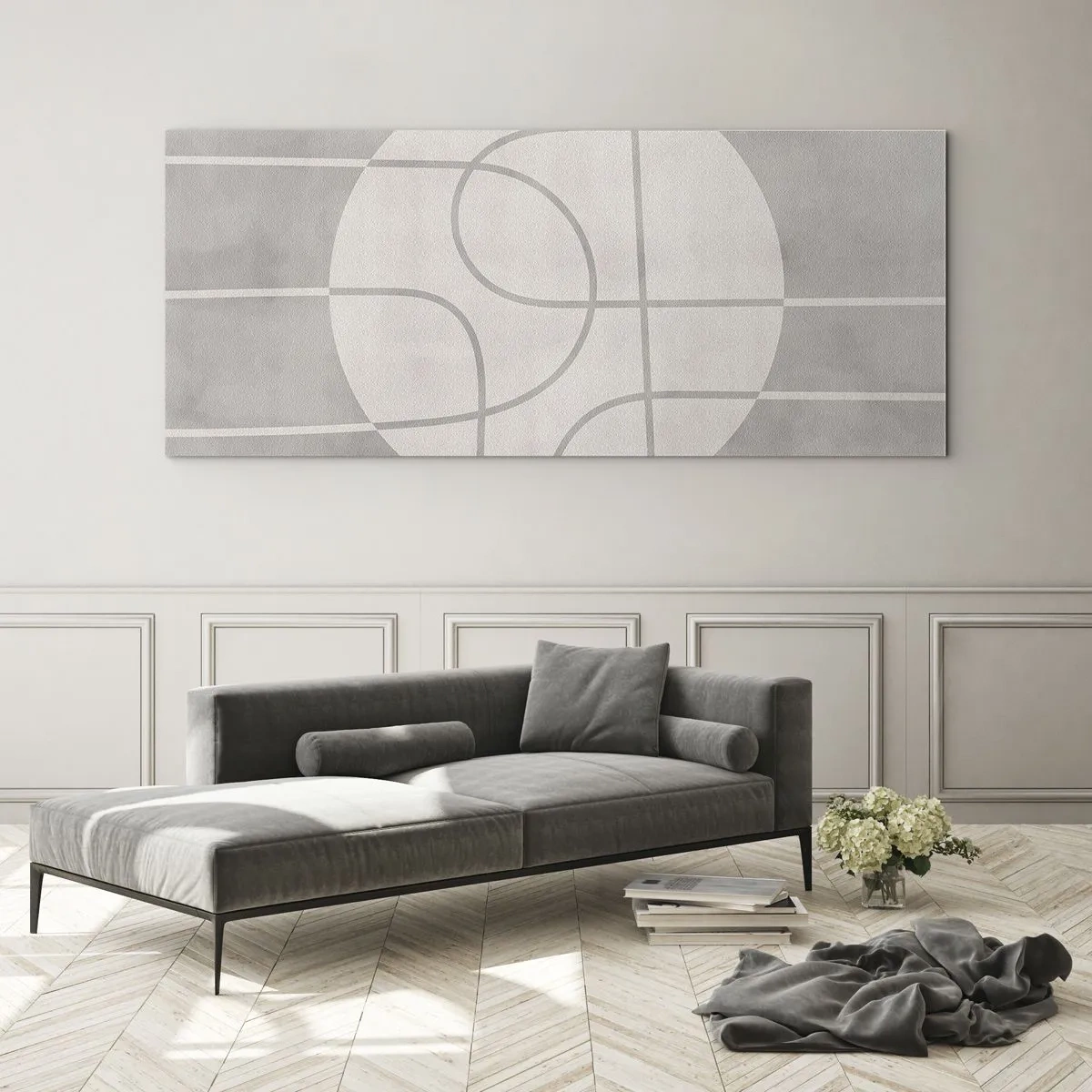 Obraz na szkle - Koliście i na wprost - 100x40 cm