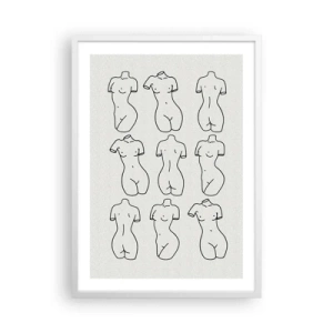 Plakat w białej ramie - Tylko Wenus - 50x70 cm
