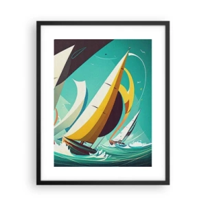 Plakat w czarnej ramie - Z żywiołami za pan brat - 40x50 cm