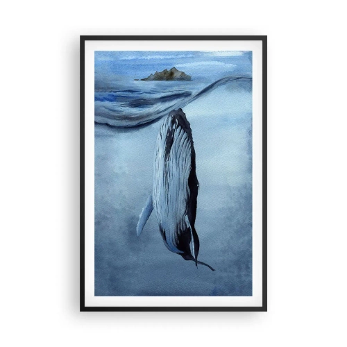 Plakat w czarnej ramie - Dwa światy północy - 61x91 cm