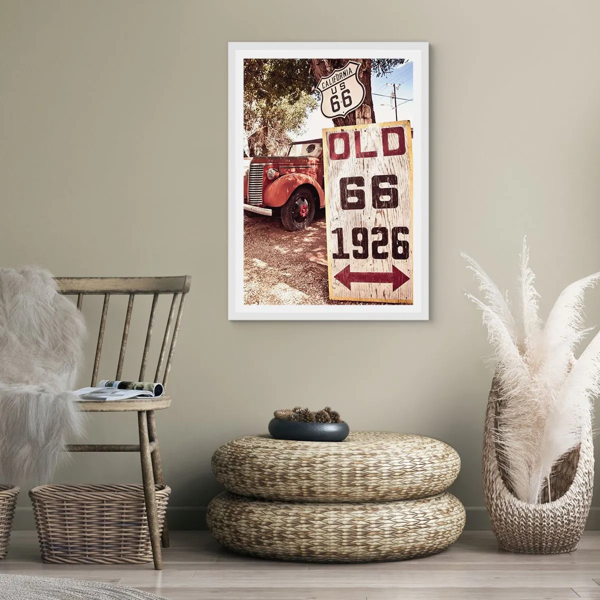 Plakat w białej ramie - Legenda amerykanskiej prowincji - 61x91 cm