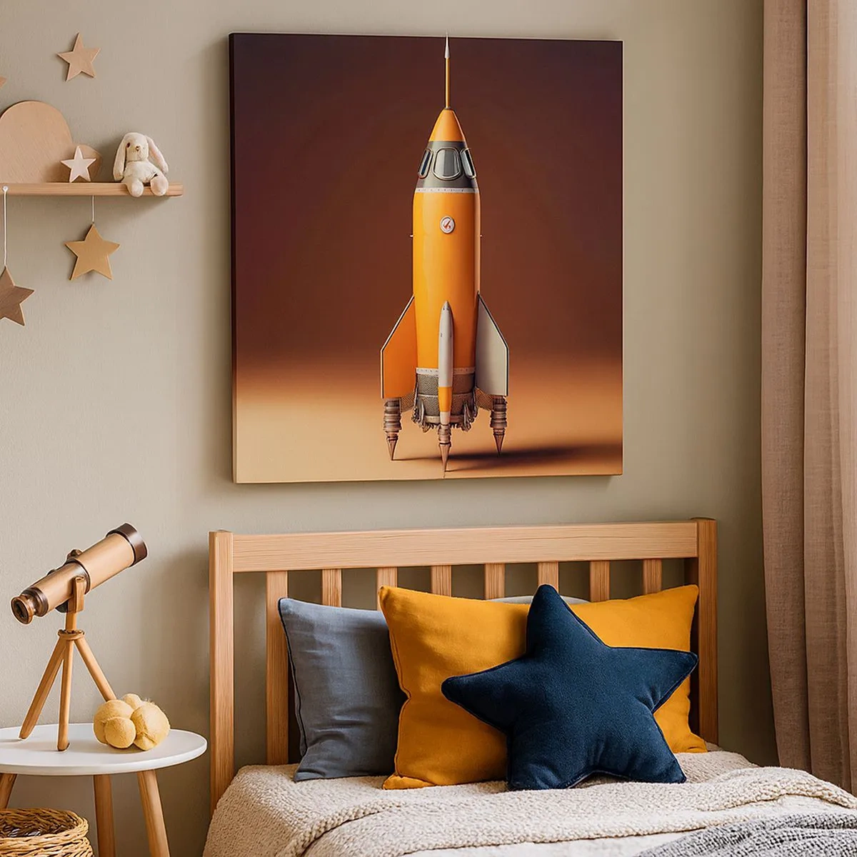 Obraz na płótnie - Zaczyna się od marzenia - 30x30 cm