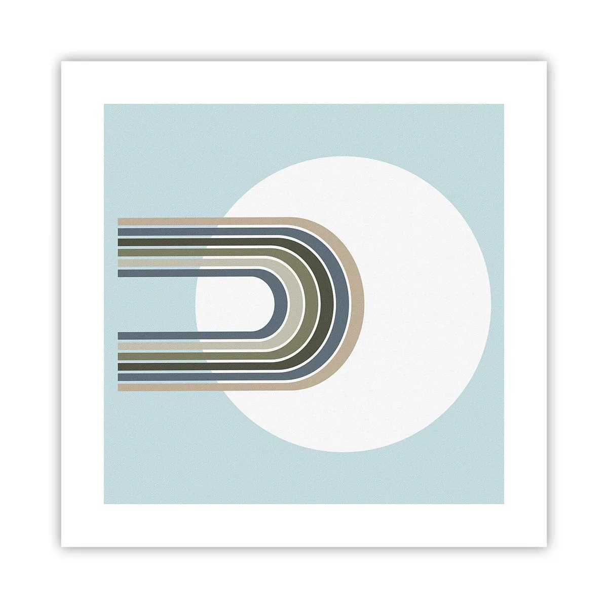 Plakat - Nieodparte przyciąganie - 40x40 cm