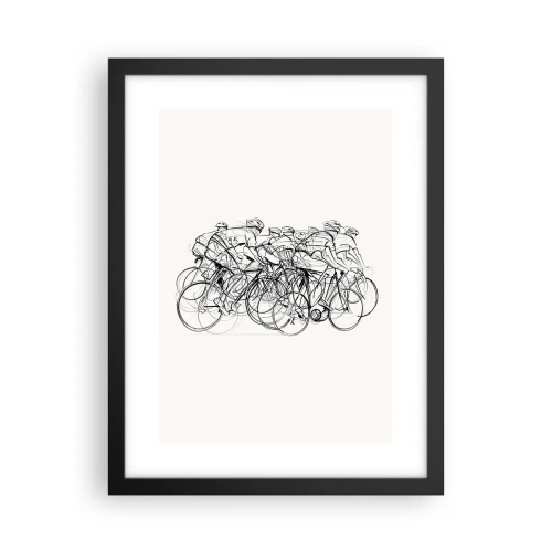 Plakat w czarnej ramie - Wespół w zespół - 30x40 cm
