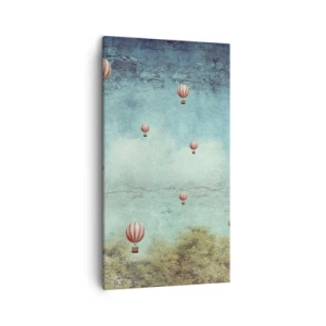 Obraz na płótnie - Wolni od zgiełku życia - 45x80 cm