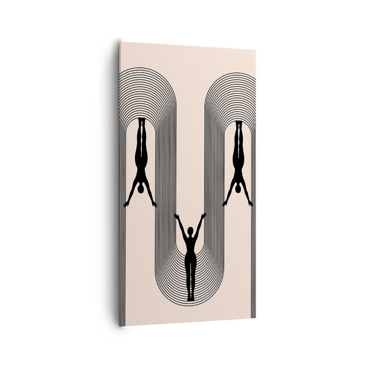 Obraz na płótnie - Do góry nogami - 65x120 cm