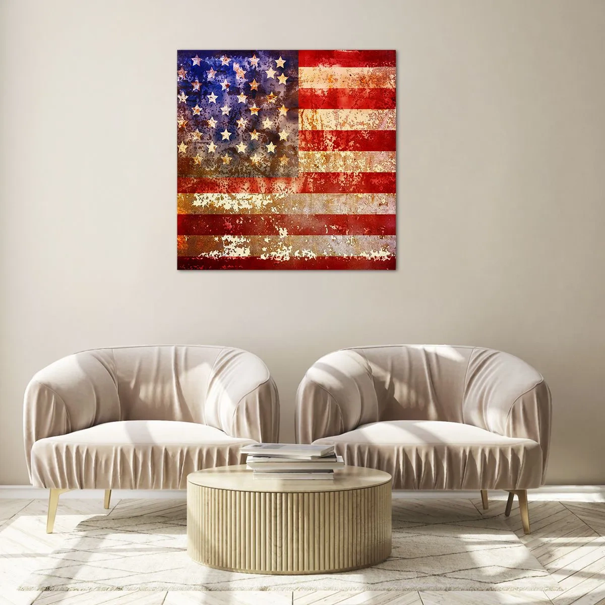 Obraz na szkle - Chwała nie przemija - 70x70 cm