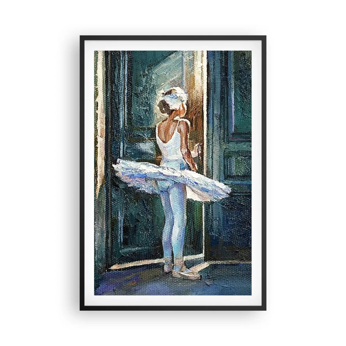 Plakat w czarnej ramie - Przed popisem - 61x91 cm