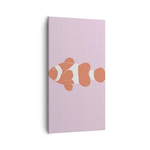 Obraz na płótnie - W koralu jej do twarzy i do ogona - 55x100 cm