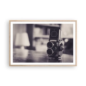 Plakat w ramie jasny dąb - Magia starej fotografii - 91x61 cm