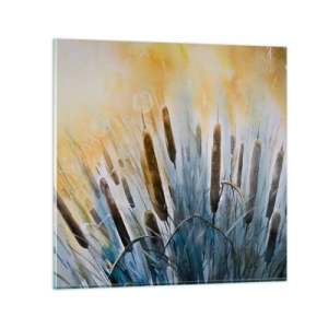 Obraz na szkle - Chłód wody, słońca żar - 30x30 cm