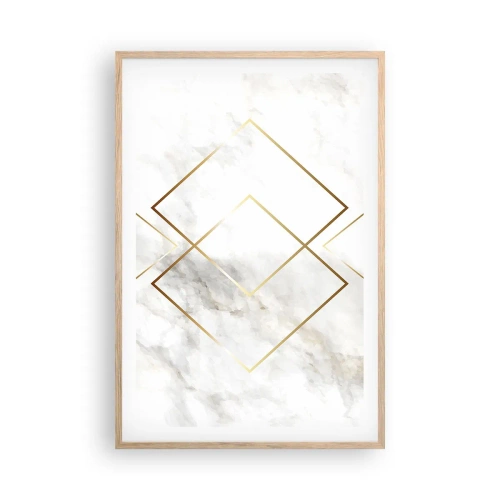 Plakat w ramie jasny dąb - Widok na nieskończoność - 61x91 cm