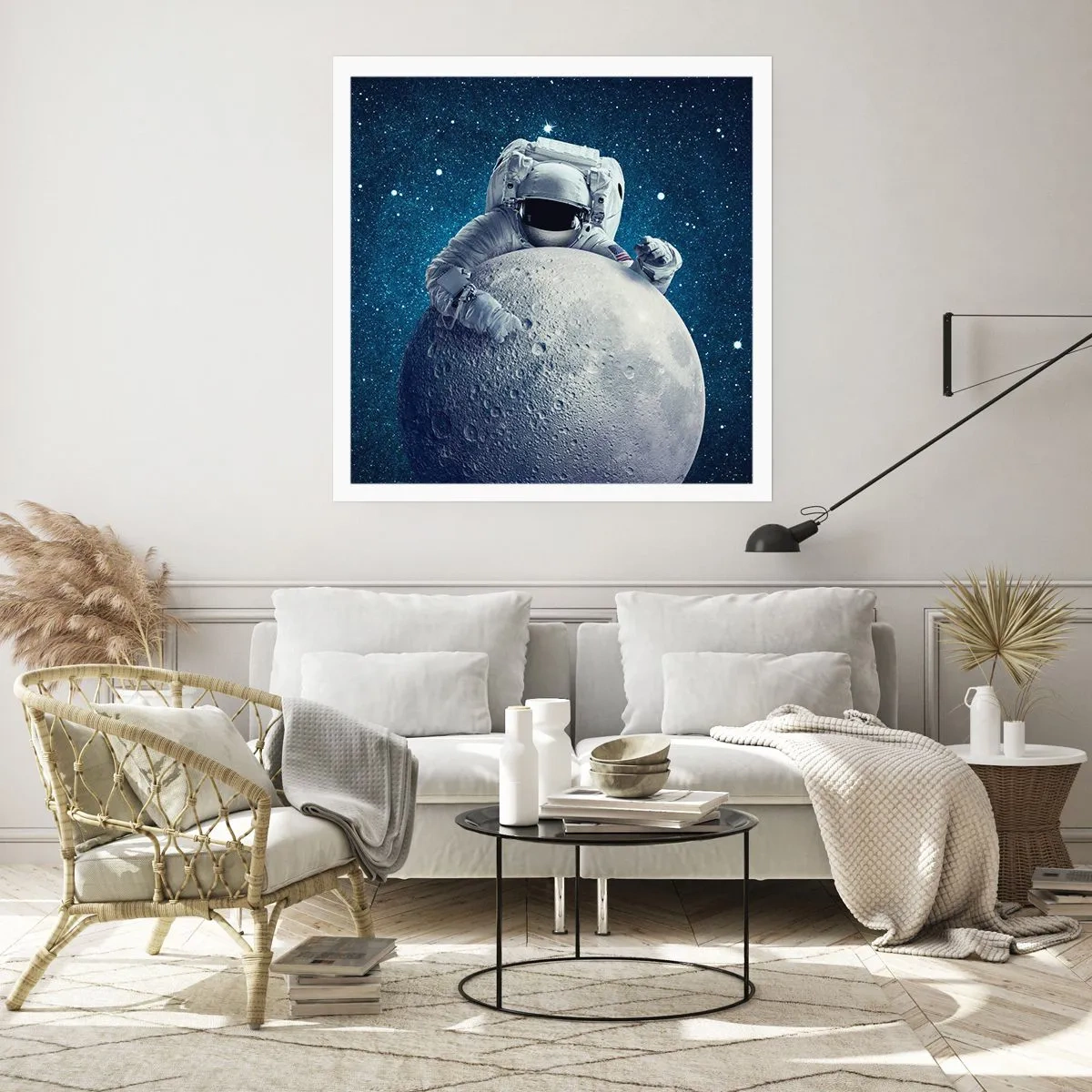 Plakat - Kosmiczny żartowniś - 50x50 cm