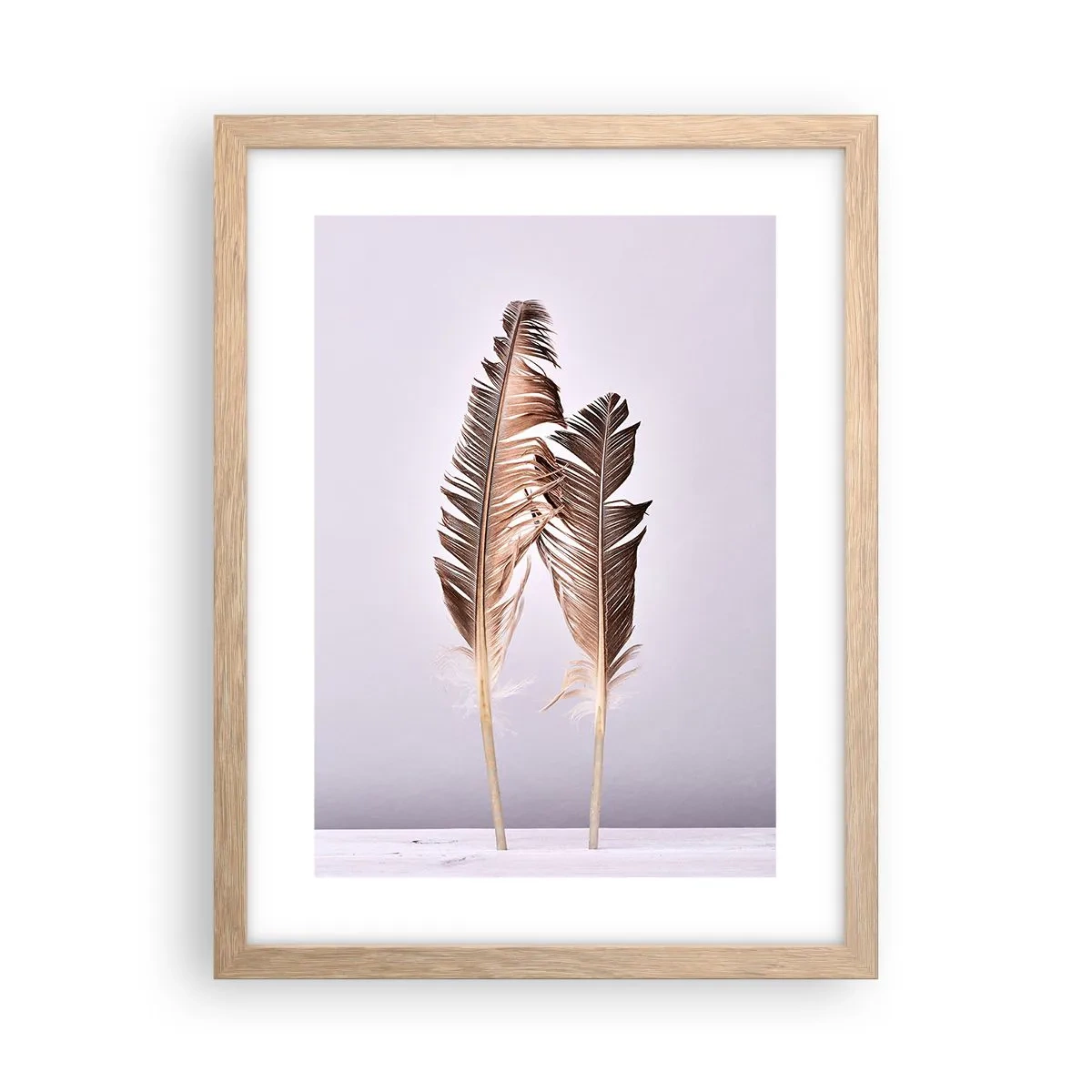 Plakat w ramie jasny dąb - Przeciw nicości - 30x40 cm