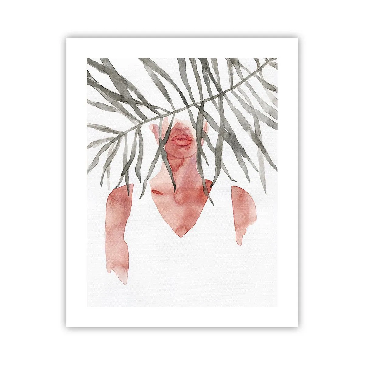 Plakat - Dama tropików - 40x50 cm