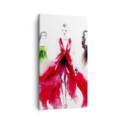 Obraz na płótnie - Nastroje na stroje - 45x80 cm