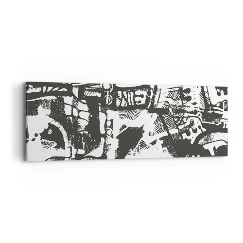 Obraz na płótnie - Porządek czy chaos? - 90x30 cm