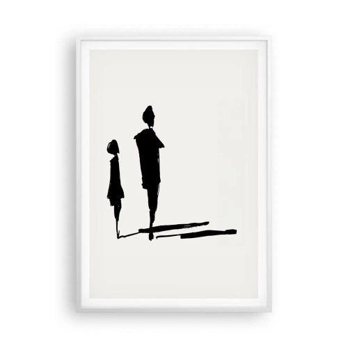 Plakat w białej ramie - Na pewno razem? - 70x100 cm