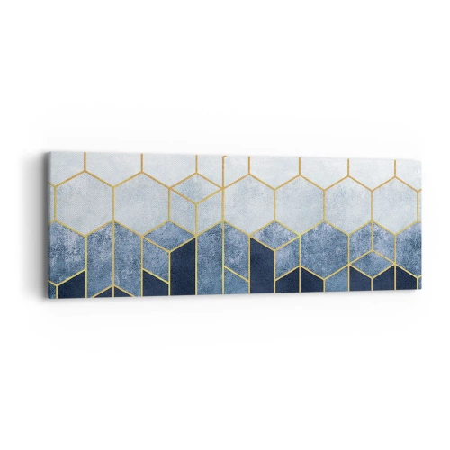 Obraz na płótnie - Kompozycja w synkopowym rytmie - 90x30 cm