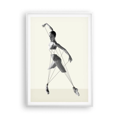 Plakat w białej ramie - W teatrze świata - 70x100 cm