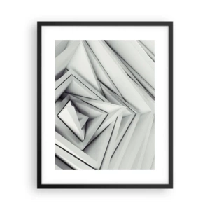 Plakat w czarnej ramie - Ostrych kątów pąkowie - 40x50 cm