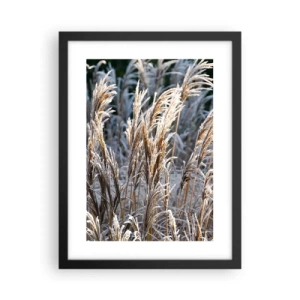Plakat w czarnej ramie - Szronem ustrojone - 30x40 cm