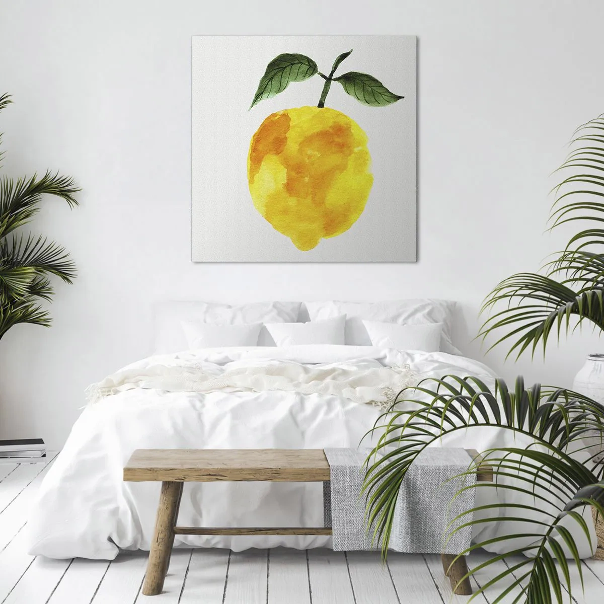 Obraz na płótnie - Jak poznać smak słońca - 70x70 cm