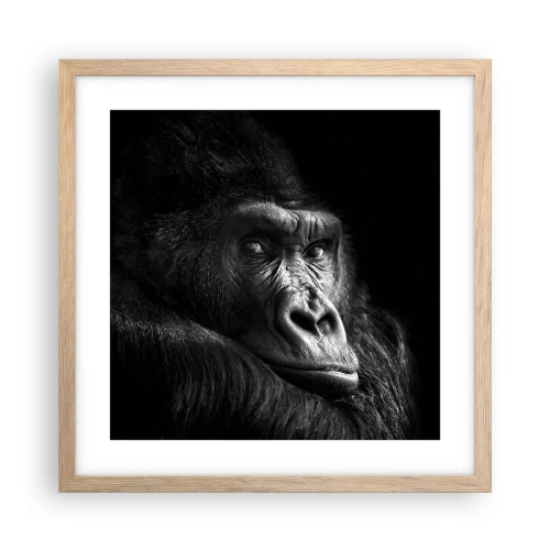 Plakat w ramie jasny dąb - I co się patrzysz? - 40x40 cm