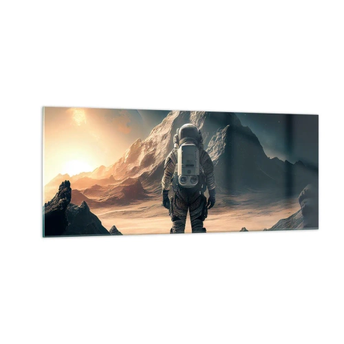 Obraz na szkle - Nowe wyzwanie - 100x40 cm
