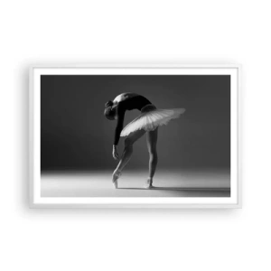 Plakat w białej ramie - Bella balerina - 91x61 cm