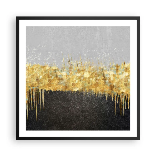 Plakat w czarnej ramie - W głąb i ku górze - 60x60 cm