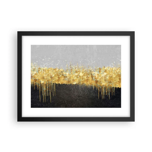 Plakat w czarnej ramie - W głąb i ku górze - 40x30 cm