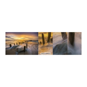 Fototapeta Próbka Premium Sand - Surowe piękno Bałtyku - Krajobraz, Morze Bałtyckie, Plaża - 100x30 cm