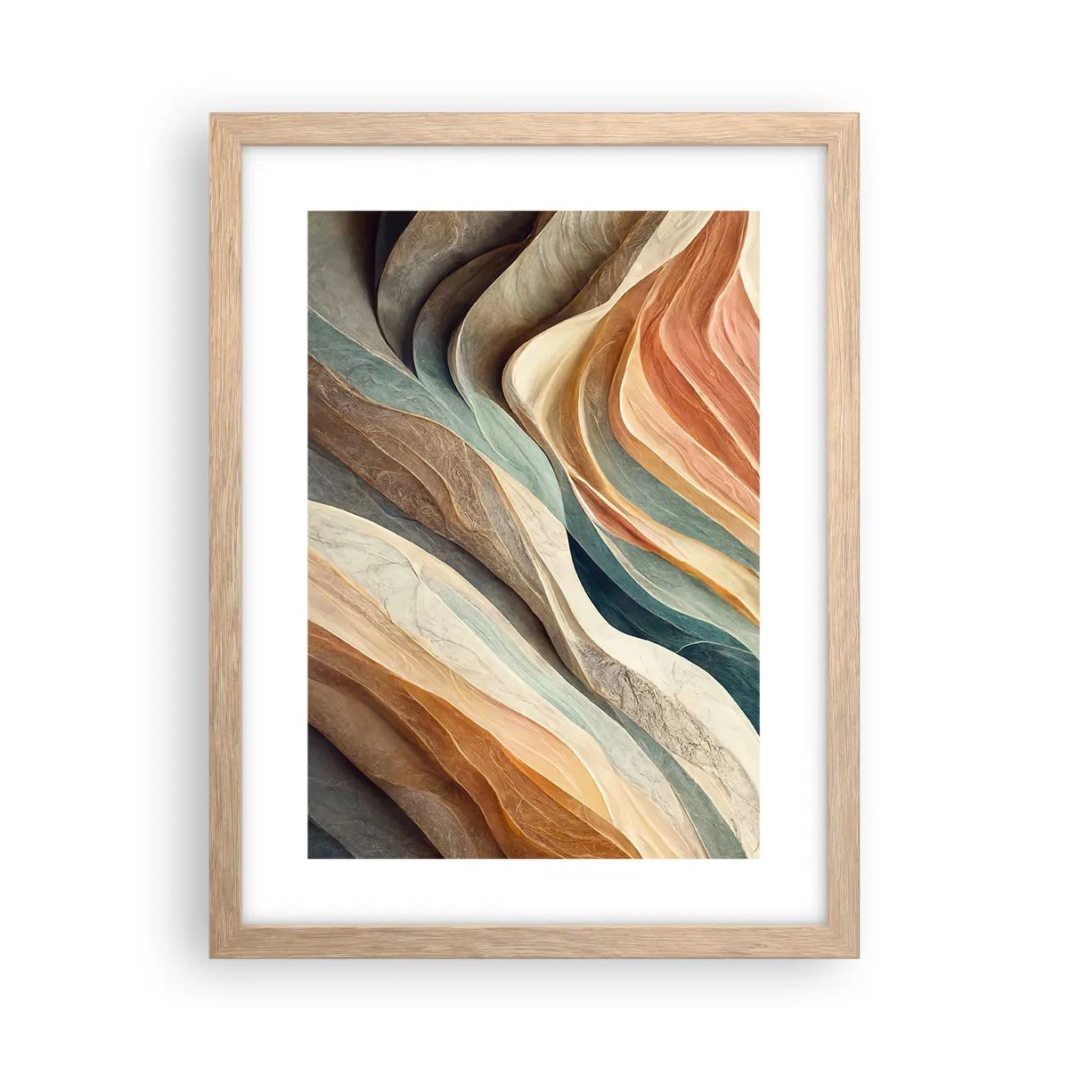 Plakat w ramie jasny dąb - Chwila przed zmianą - 30x40 cm
