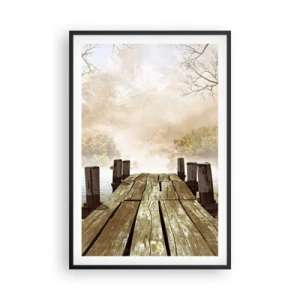 Plakat w czarnej ramie - Łagodny smutek jesieni - 61x91 cm